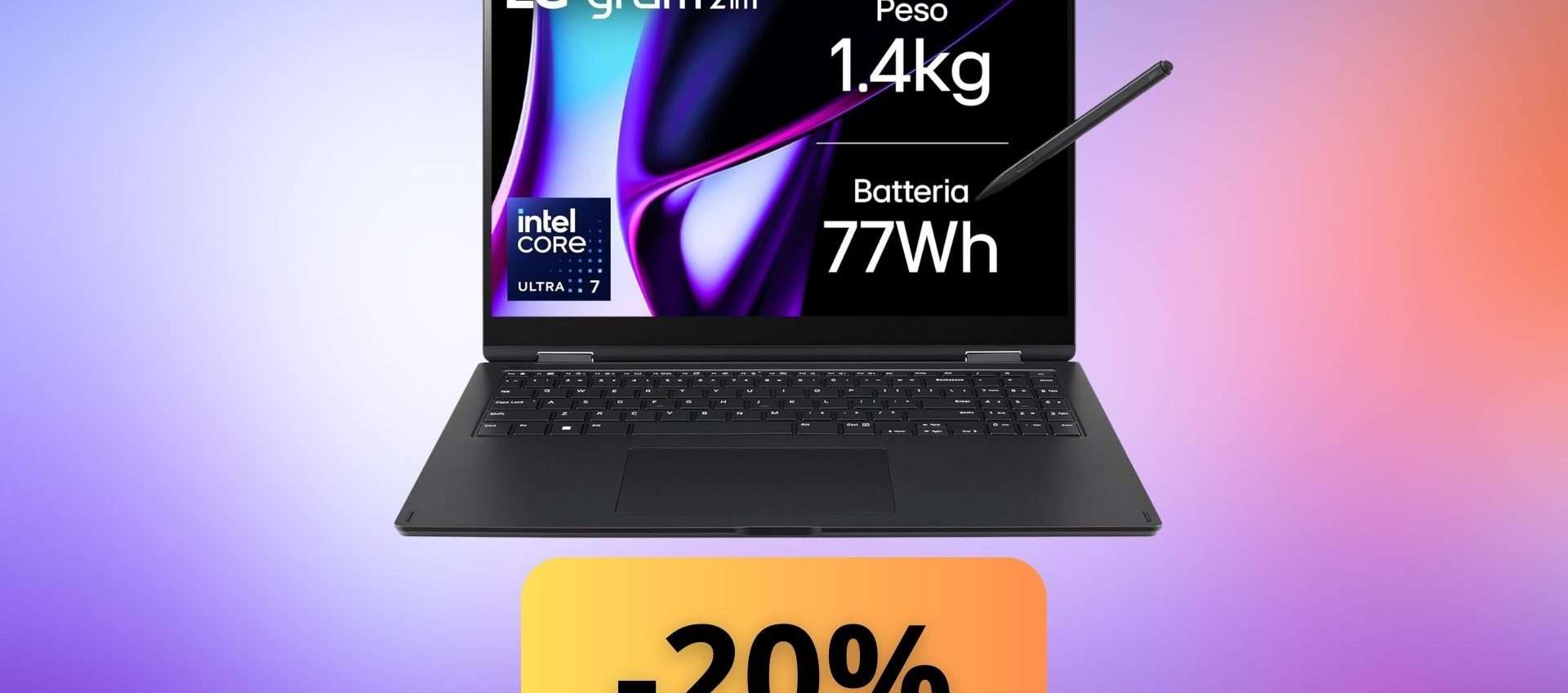LG gram Pro 2-in-1: potenza ed eleganza, il laptop ultra-leggero oggi con 20% di sconto LG gram Pro 2-in-1: potenza ed eleganza, il laptop ultra-leggero oggi con 20% di sconto