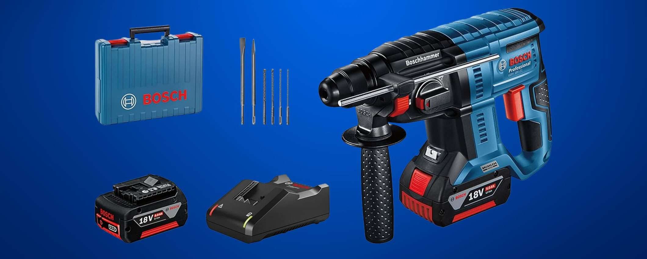 Martello perforatore Bosch: il kit esclusivo Amazon in offerta per Natale (-28%) Martello perforatore Bosch: il kit esclusivo Amazon in offerta per Natale (-28%)