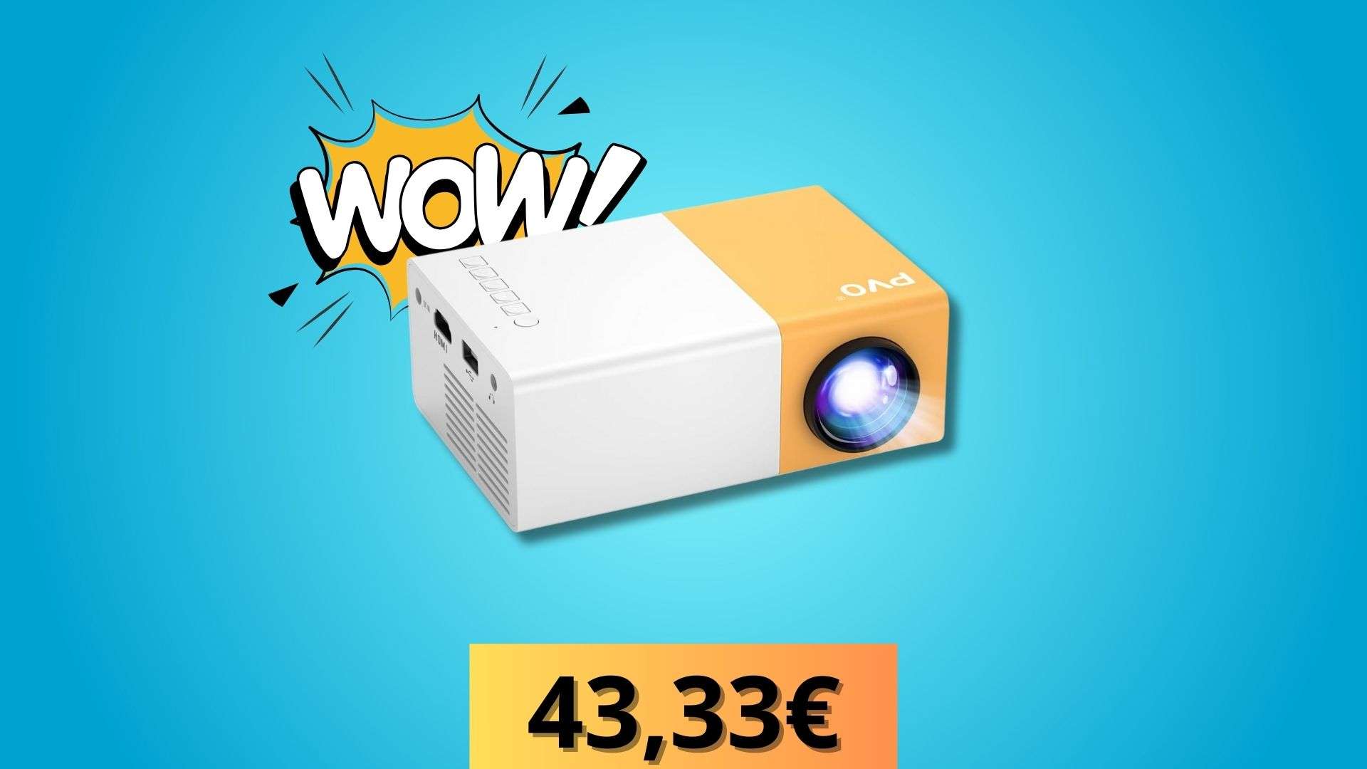 Mini Proiettore Per Bambini, Proiettore Cinematografico Tascabile LCD TFT 1920 X 1080 TFT, Proiettore Per Film Per La Casa Con Altoparlante Integrato, Per Cartoni Animati, Per