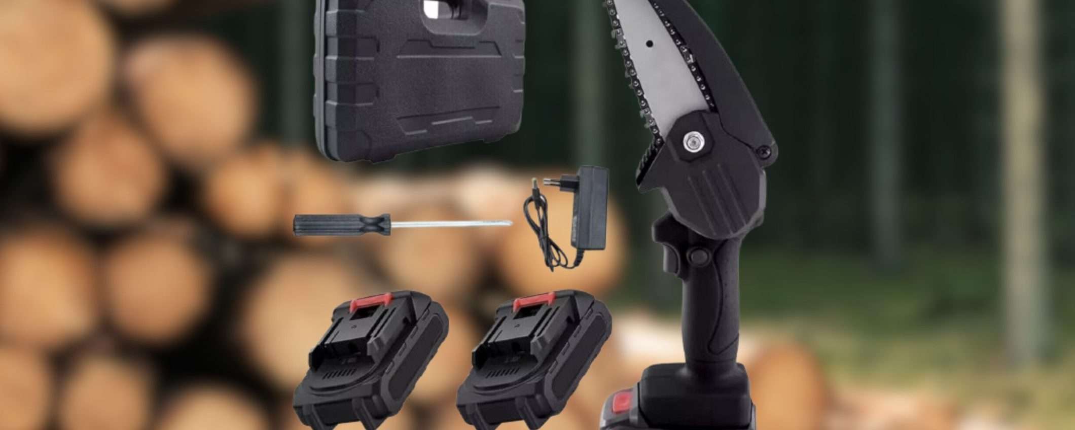 Motosega a 21,99€: prezzo strepitoso e 2 batterie in OMAGGIO (promo limitata) Motosega a 21,99€: prezzo strepitoso e 2 batterie in OMAGGIO (promo limitata)