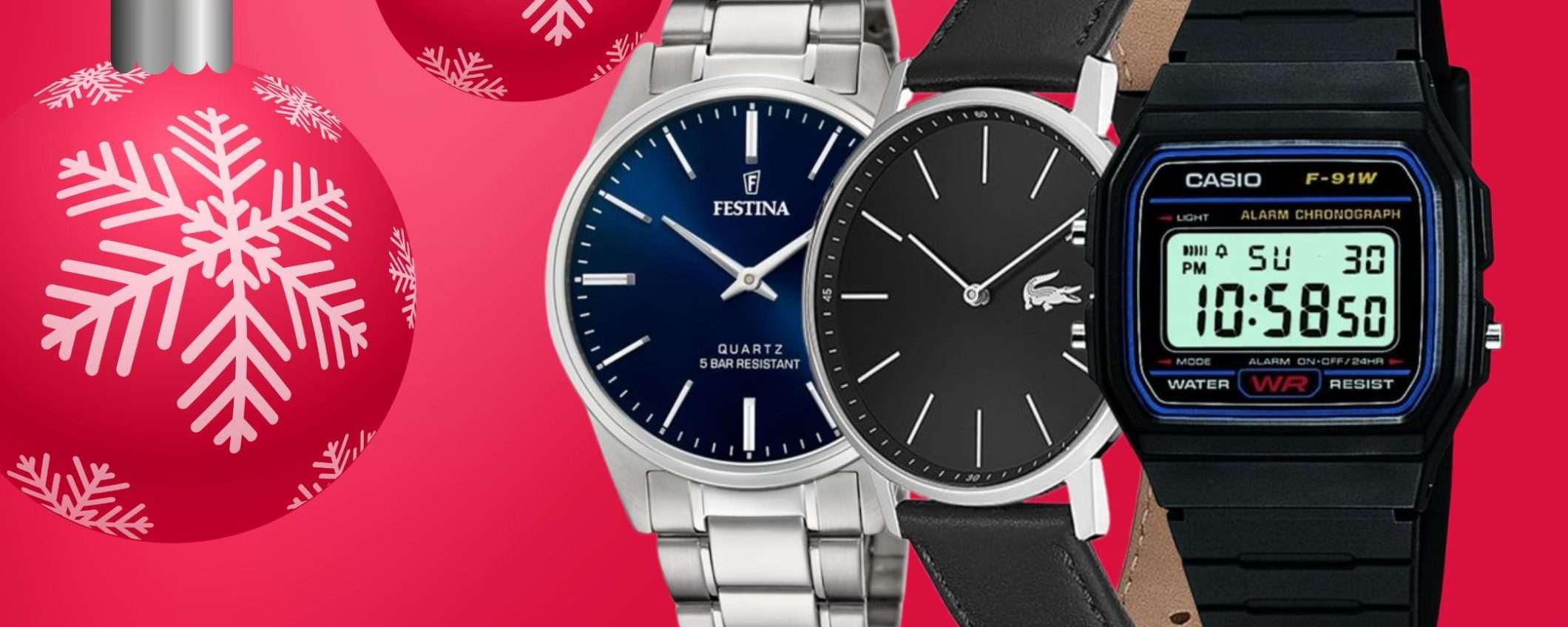 Orologi di marca da 18€ su Amazon: bellissimi regali di Natale a super prezzo Orologi di marca da 18€ su Amazon: bellissimi regali di Natale a super prezzo