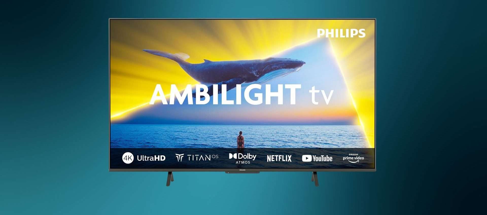 TV Philips Ambilight da 65 TV Philips Ambilight da 65