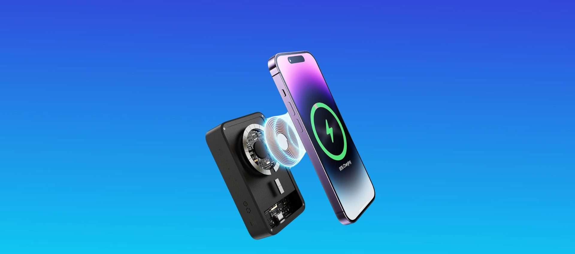 Powerbank Magsafe per iPhone, prezzo giù del 30%: mai più a secco di energia Powerbank Magsafe per iPhone, prezzo giù del 30%: mai più a secco di energia