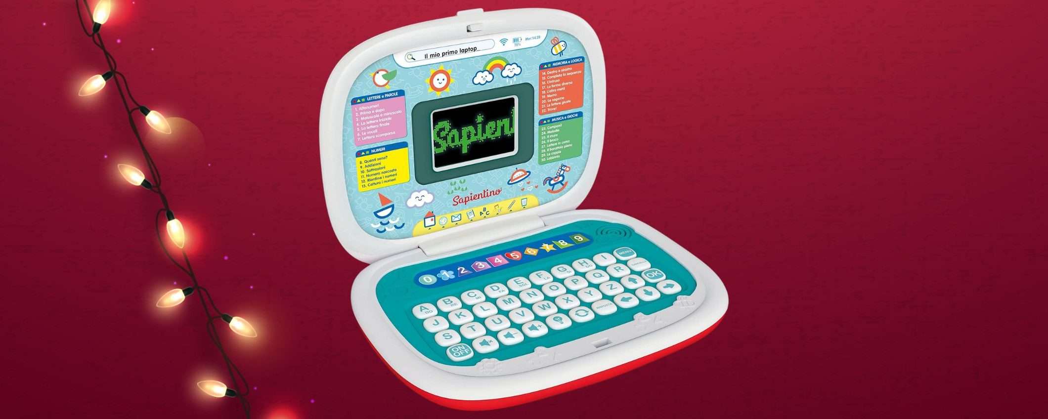 Idea regalo natalizia: il Sapientino Clementoni è in doppia offerta su Amazon Idea regalo natalizia: il Sapientino Clementoni è in doppia offerta su Amazon