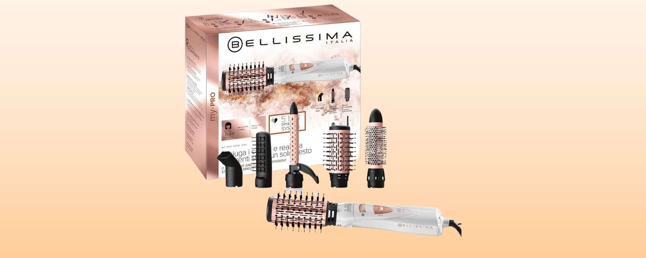 Spazzola 5-in-1 BELLISSIMA di Imetec in super sconto (-35%): perfetta come regalo Spazzola 5-in-1 BELLISSIMA di Imetec in super sconto (-35%): perfetta come regalo