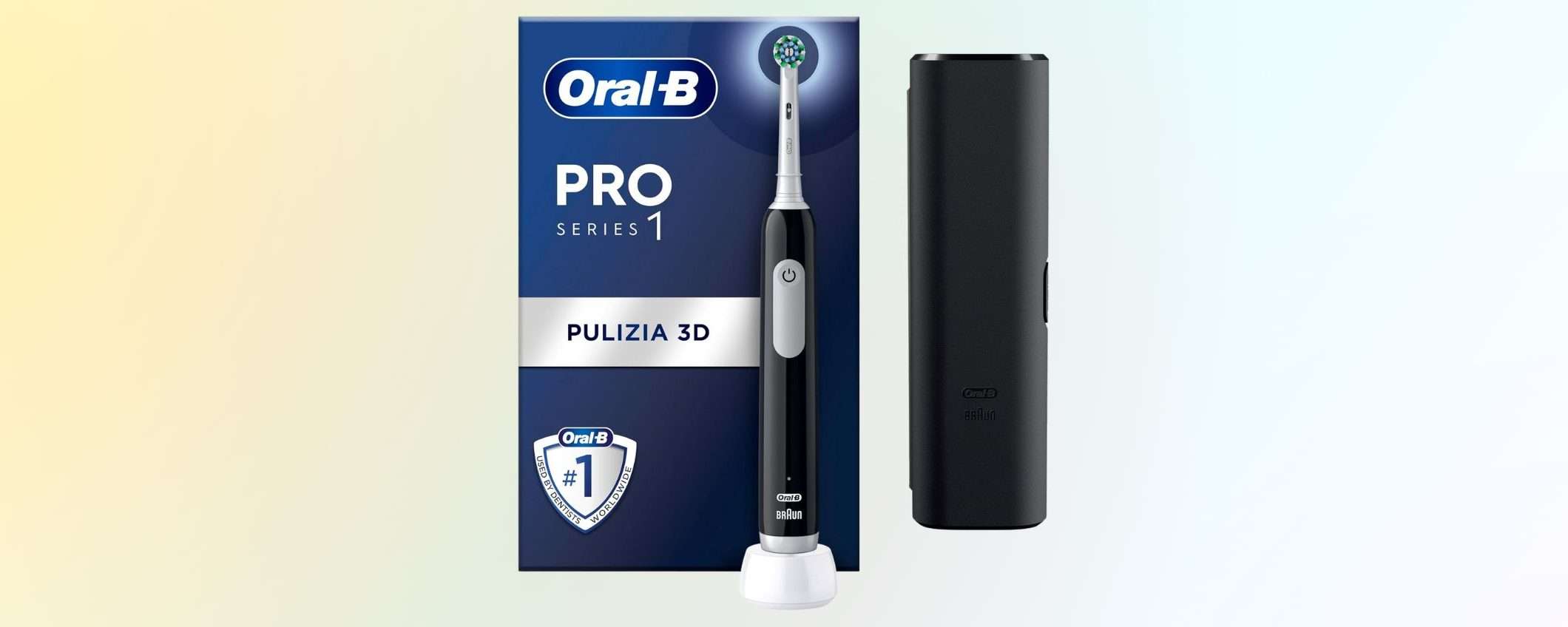 Spazzolino elettrico Oral-B con accessori di ricambio in SUPER SCONTO per il Cyber Monday (-40%) Spazzolino elettrico Oral-B con accessori di ricambio in SUPER SCONTO per il Cyber Monday (-40%)