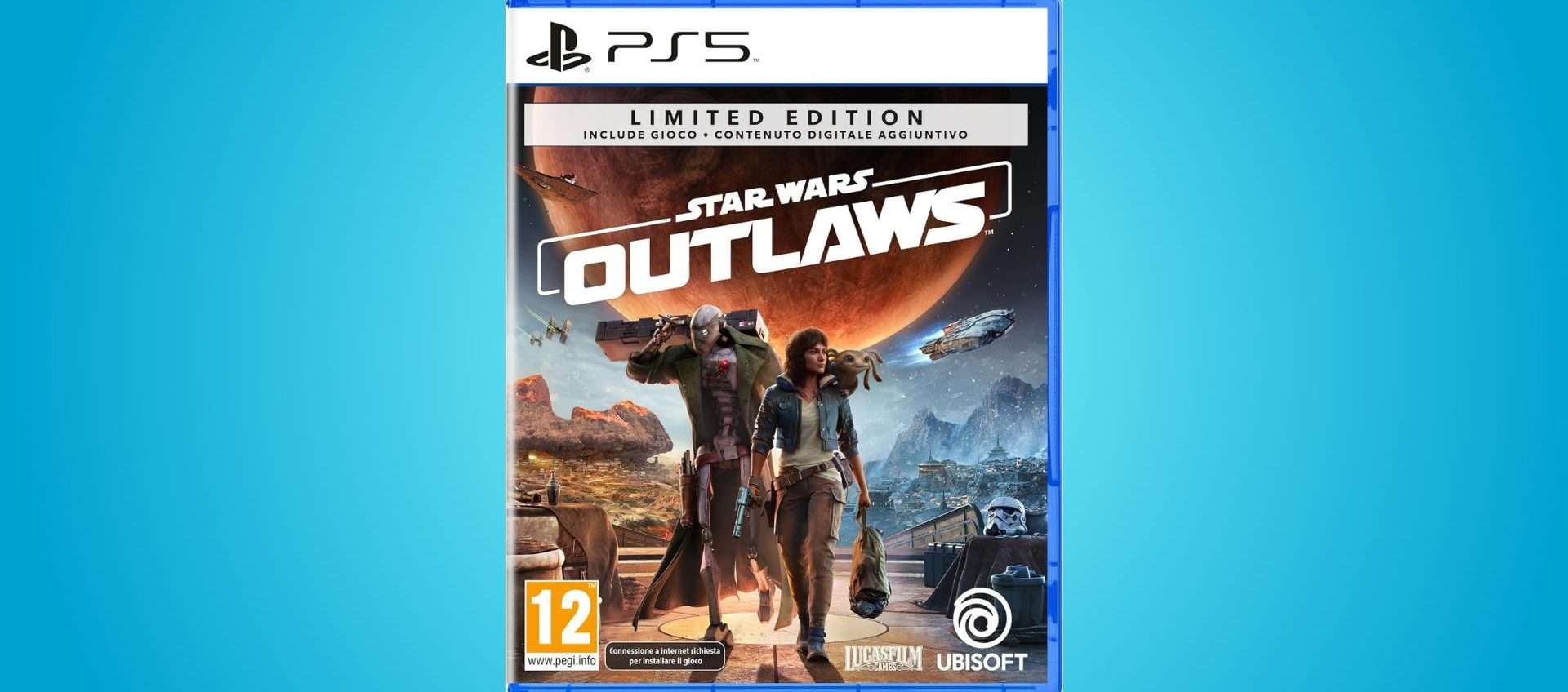 Star Wars Outlaws, offerta galattica: la Limited per PS5 è tua a meno di 35€ (-56%) Star Wars Outlaws, offerta galattica: la Limited per PS5 è tua a meno di 35€ (-56%)