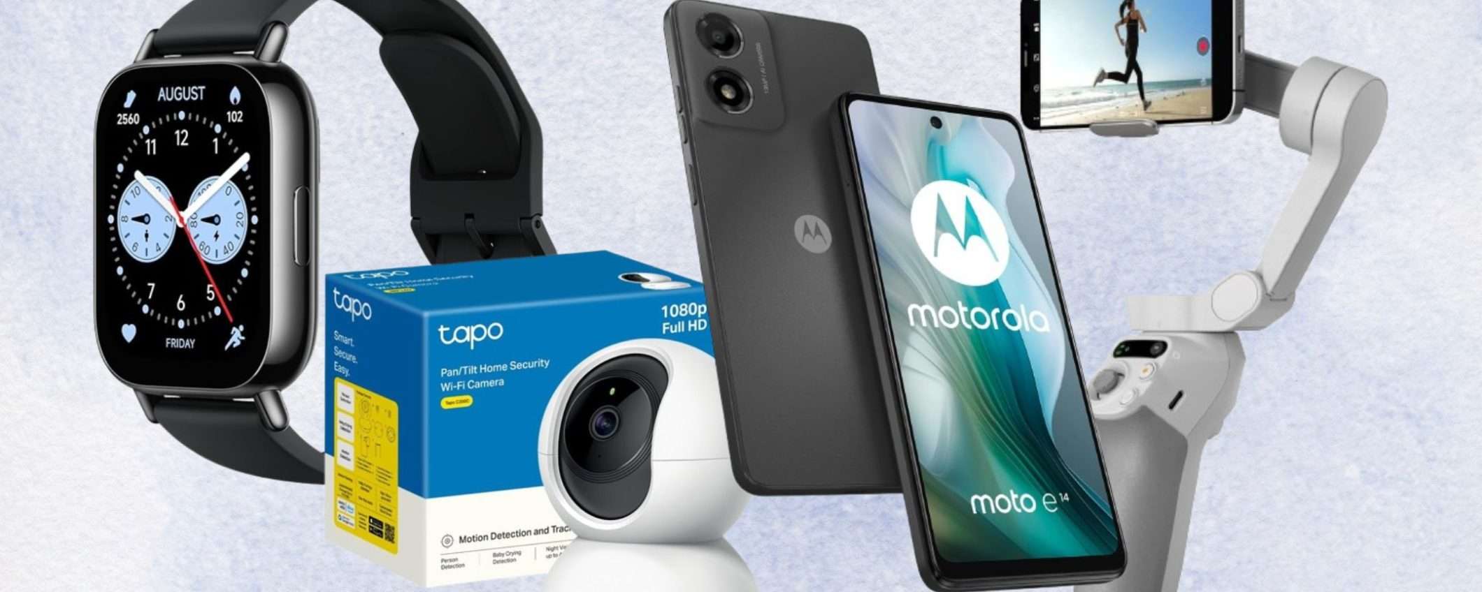 Xiaomi, DJI, Motorola e altri: tecnologia in SVENDITA da 15€ a 70€ (Amazon)
