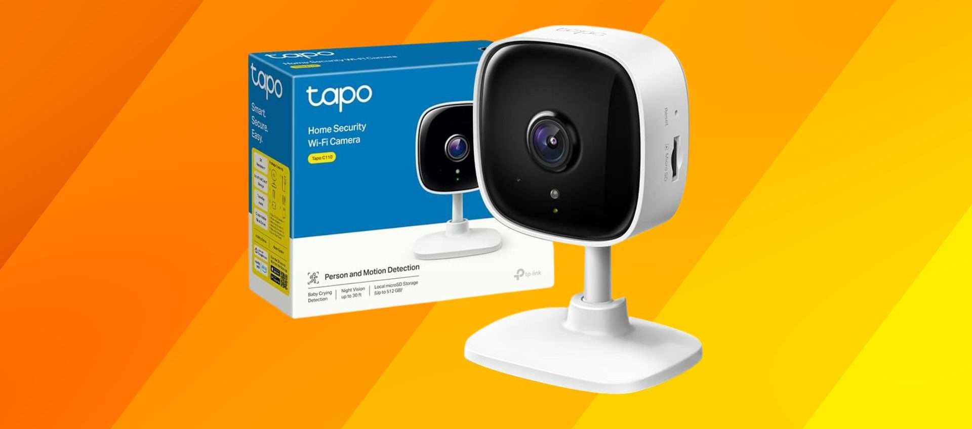 TP-Link Tapo C110: telecamera Wi-Fi per interni a meno di 22€ su Amazon TP-Link Tapo C110: telecamera Wi-Fi per interni a meno di 22€ su Amazon