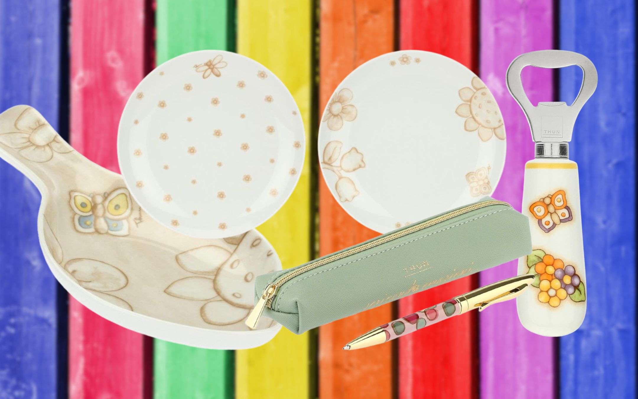 Piatti Dessert Thun Happy Elegance - Set Da 2 In Porcellana, Diametro 20.5 Cm, Design Elegante E Moderno - Foto 5