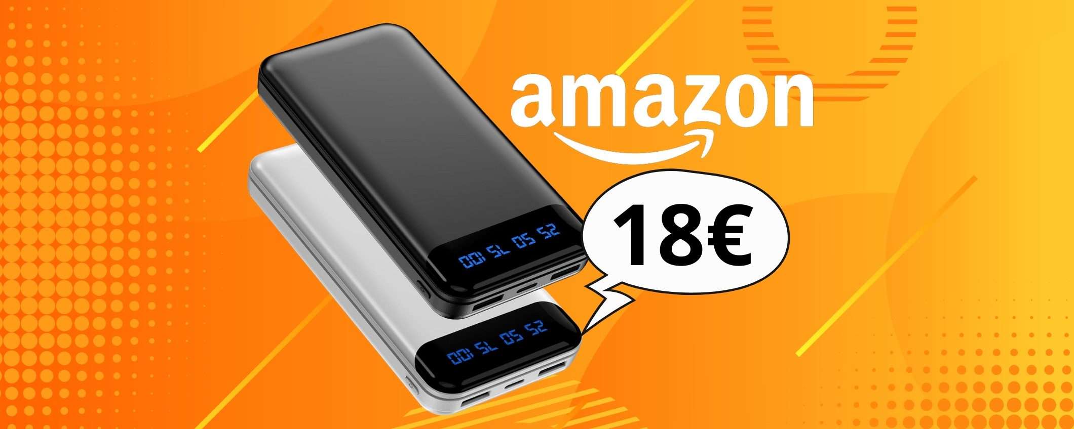 Amazon esagera: 2 Power Bank slim da 16000mAh a soli 18€ Amazon esagera: 2 Power Bank slim da 16000mAh a soli 18€
