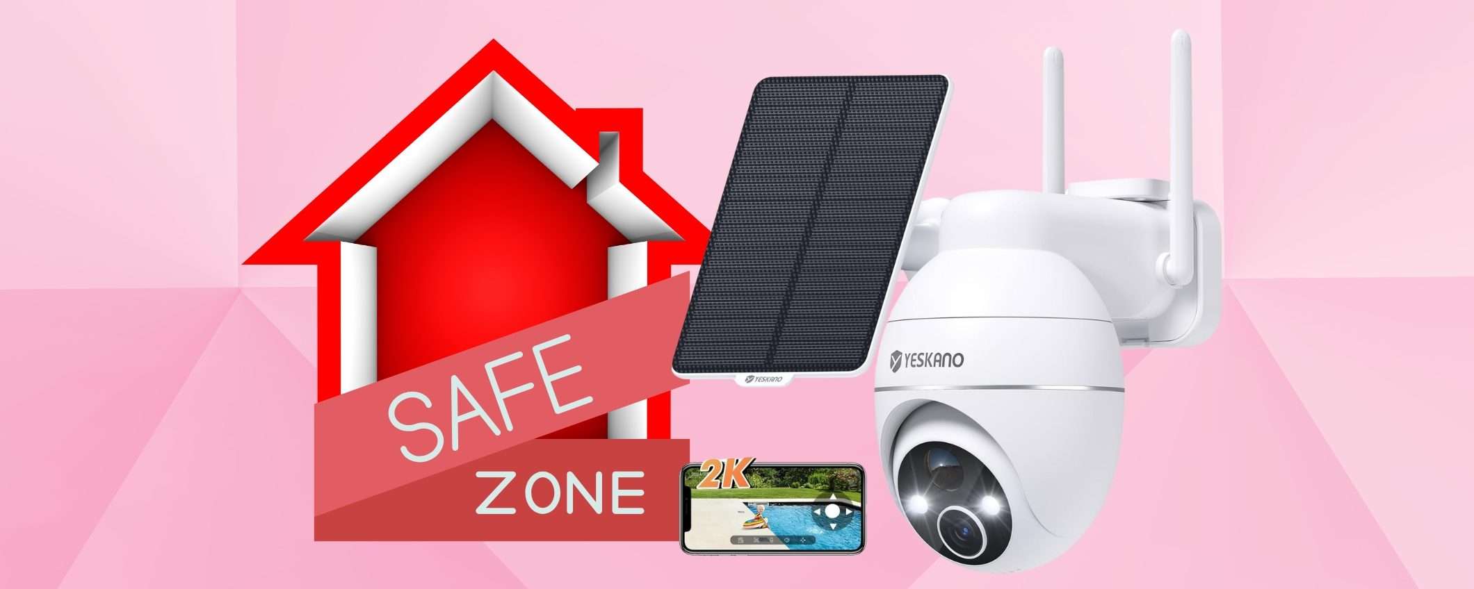 Casa sicura con questa videocamera WiFi e pannello solare, ora a 39€ Casa sicura con questa videocamera WiFi e pannello solare, ora a 39€