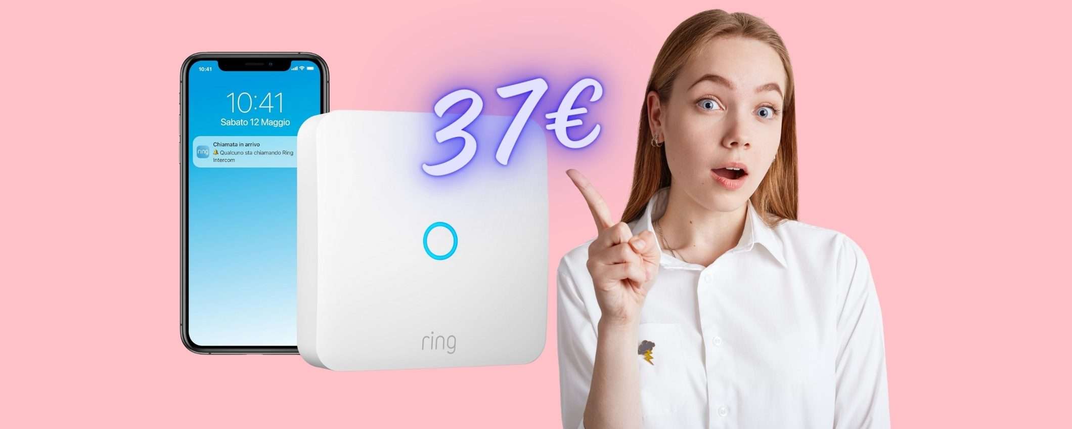 Citofono intelligente in un secondo con Ring Intercom di Amazon (37€) Citofono intelligente in un secondo con Ring Intercom di Amazon (37€)