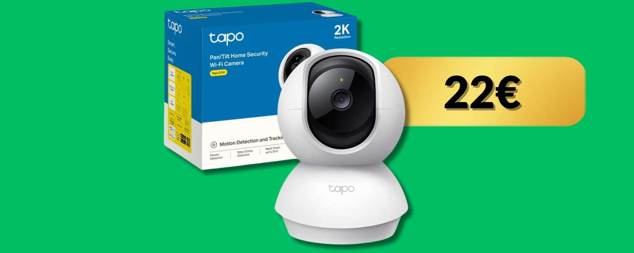 Tapo C210 è la telecamera WiFi che diventa la tua Guardia personale Tapo C210 è la telecamera WiFi che diventa la tua Guardia personale