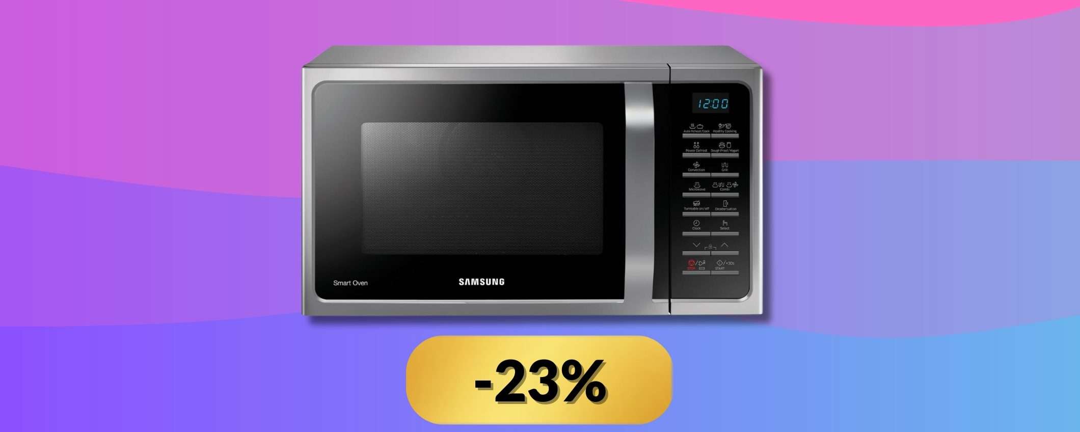 Microonde Combinato di Samsung: come un forno tradizionale ma MINI Microonde Combinato di Samsung: come un forno tradizionale ma MINI