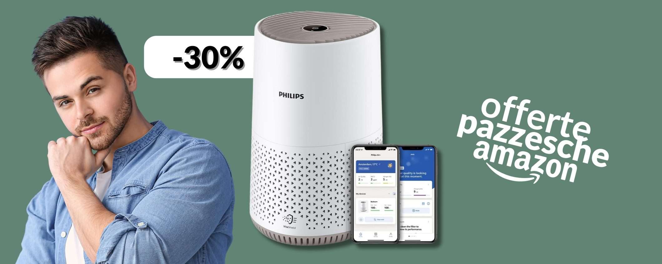 Migliora l’aria che respiri grazie al Purificatore di Philips a 69€ Migliora l’aria che respiri grazie al Purificatore di Philips a 69€