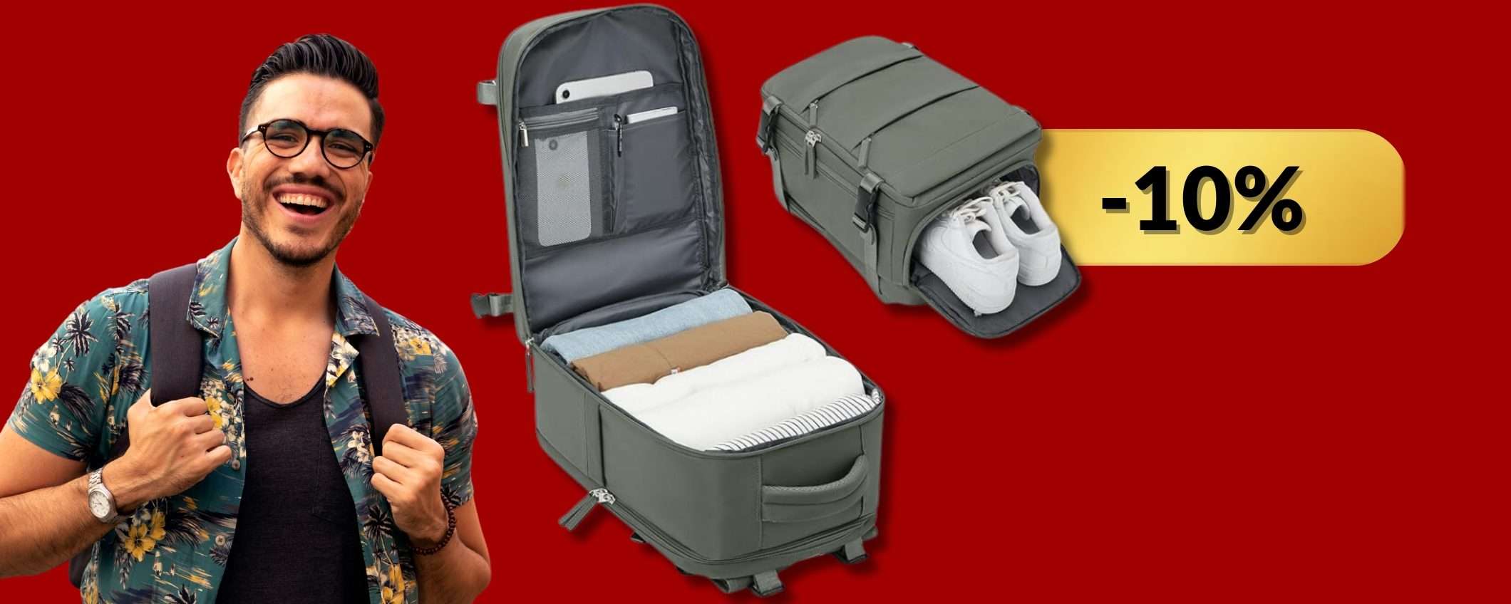 Super Borsa da cabina Ryanair: viaggia senza spese aggiuntive (-10%) Super Borsa da cabina Ryanair: viaggia senza spese aggiuntive (-10%)