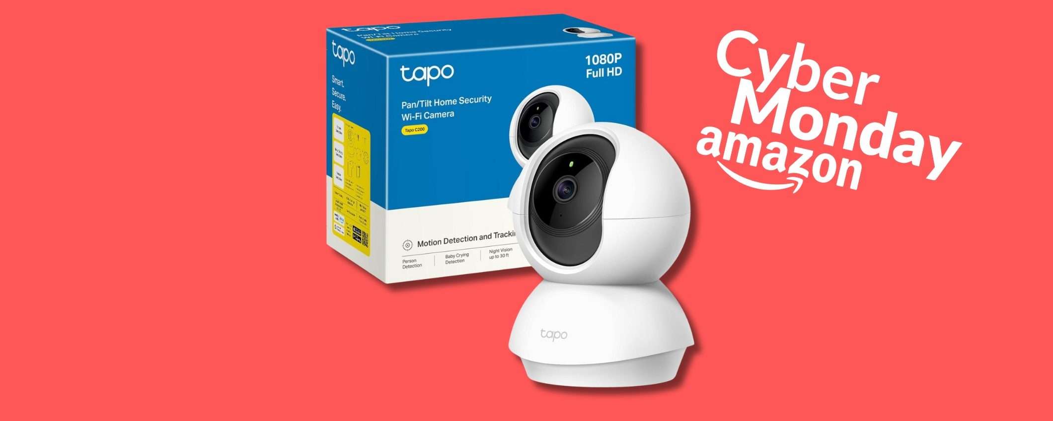 20€ per una telecamera WiFi FHD che ruota di 360°: una bomba su Amazon 20€ per una telecamera WiFi FHD che ruota di 360°: una bomba su Amazon