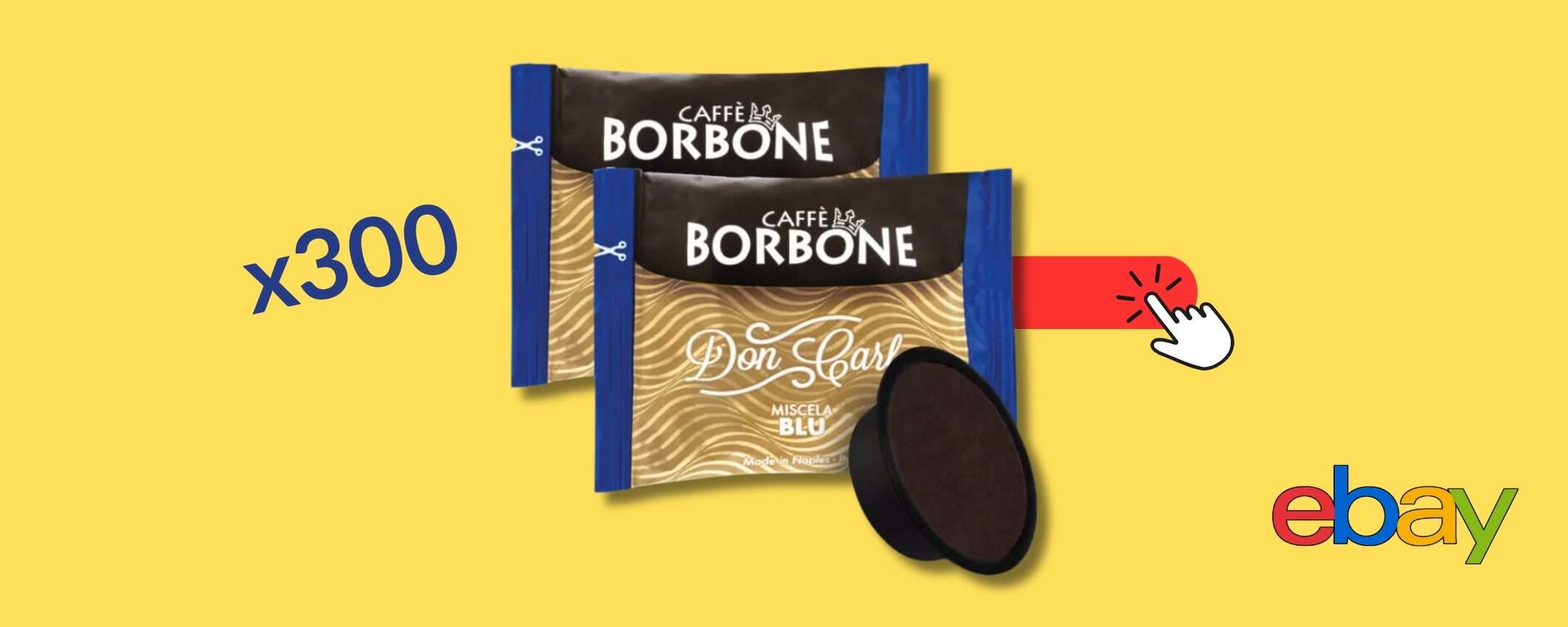 300 capsule A Modo Mio Caffè Borbone: prezzo che devasta il supermercato 300 capsule A Modo Mio Caffè Borbone: prezzo che devasta il supermercato