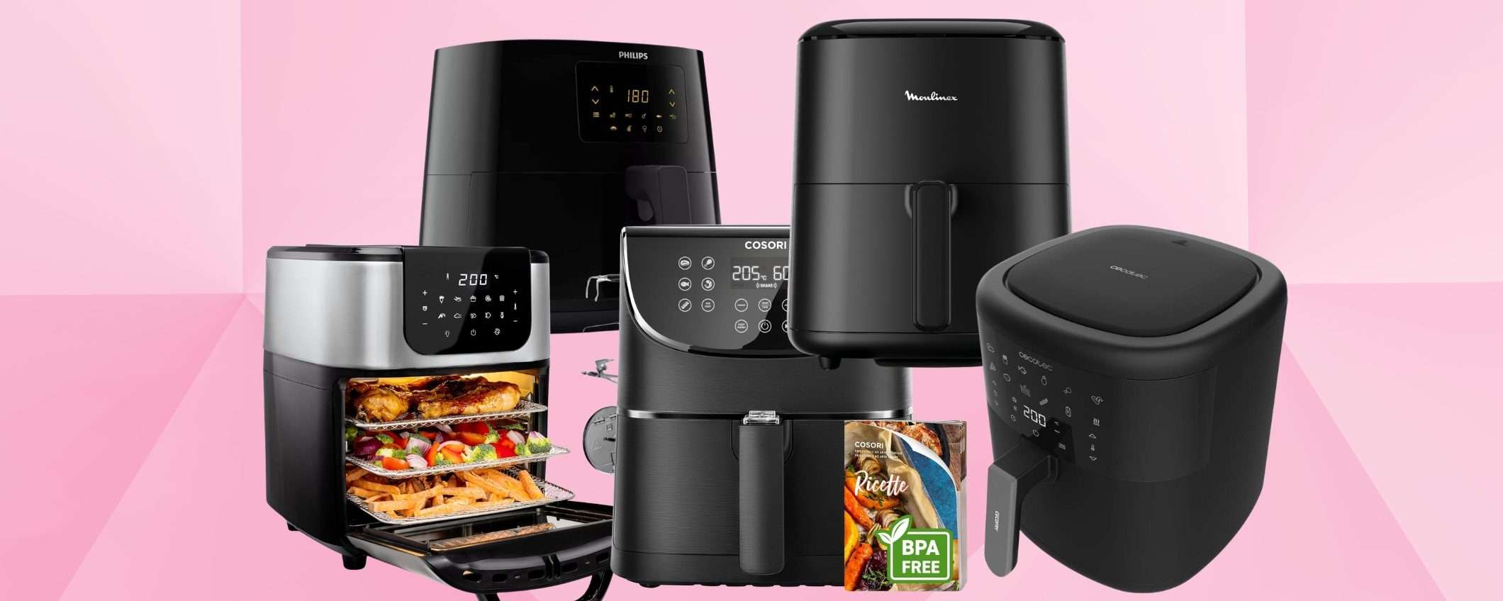 Cucina sana e velocissima con le migliori 5 friggitrici ad aria di Dicembre 2024 Cucina sana e velocissima con le migliori 5 friggitrici ad aria di Dicembre 2024