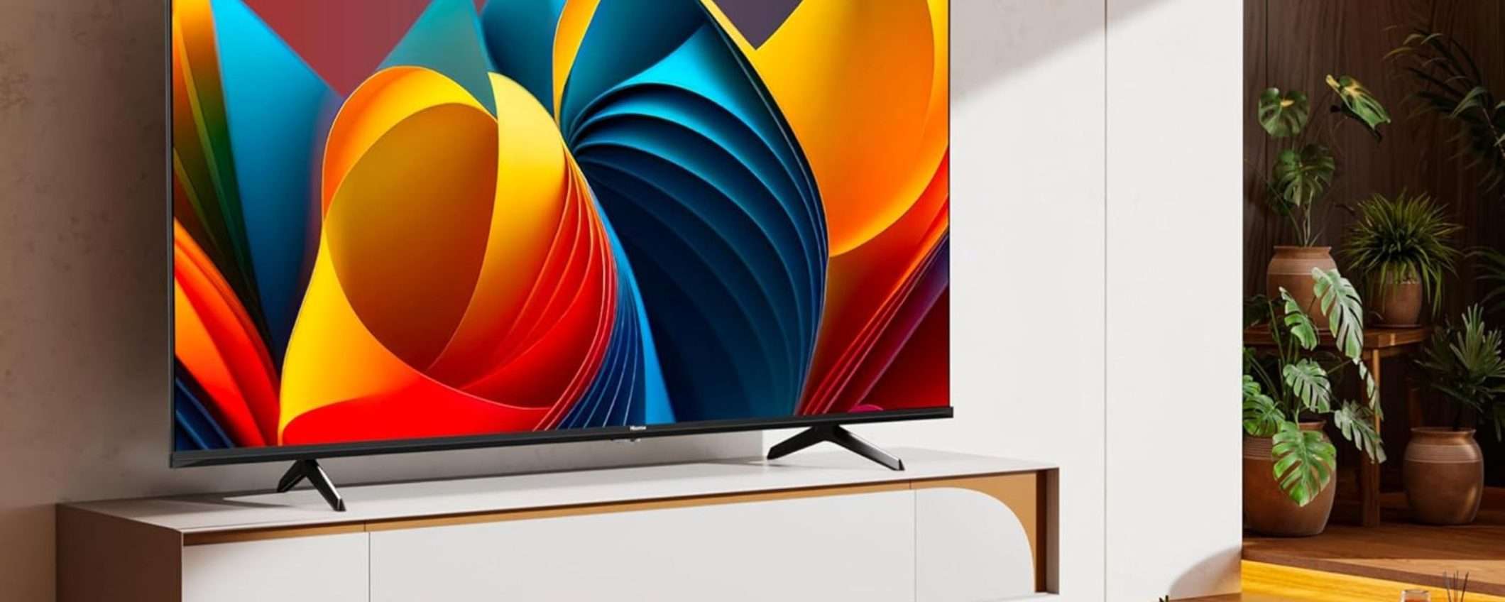Dolby Vision, HDR10+ e design PREMIUM: -13% per la smart TV Hisense 4K da 65 Dolby Vision, HDR10+ e design PREMIUM: -13% per la smart TV Hisense 4K da 65