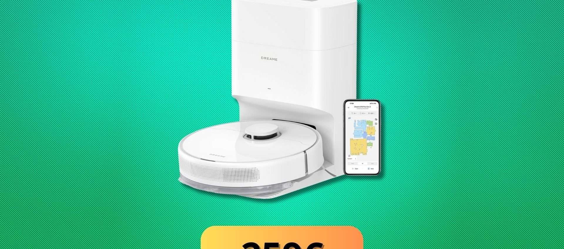 Dreame D10 Plus Gen 2: aspirapolvere e lavapavimenti con svuotamento automatico a soli 259€ Dreame D10 Plus Gen 2: aspirapolvere e lavapavimenti con svuotamento automatico a soli 259€