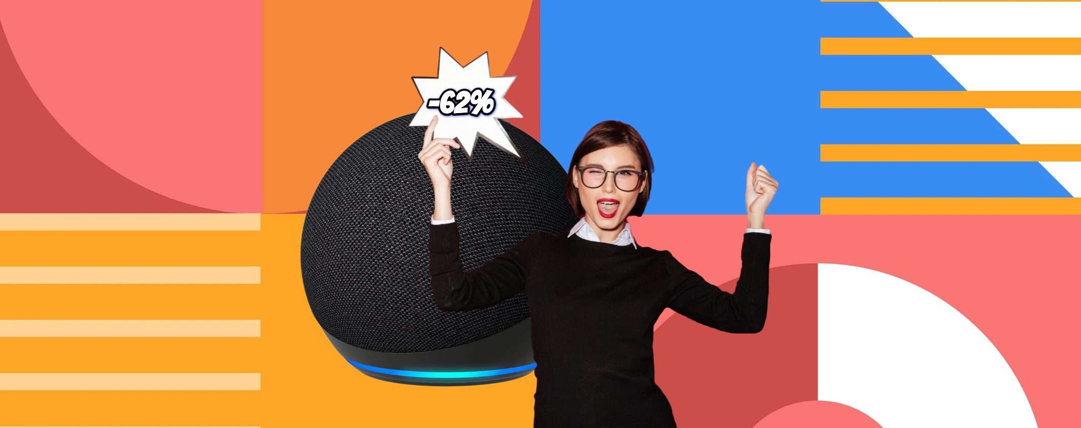 Echo Dot 5: 62% al Black Friday di Amazon, ultimo giorno Echo Dot 5: 62% al Black Friday di Amazon, ultimo giorno
