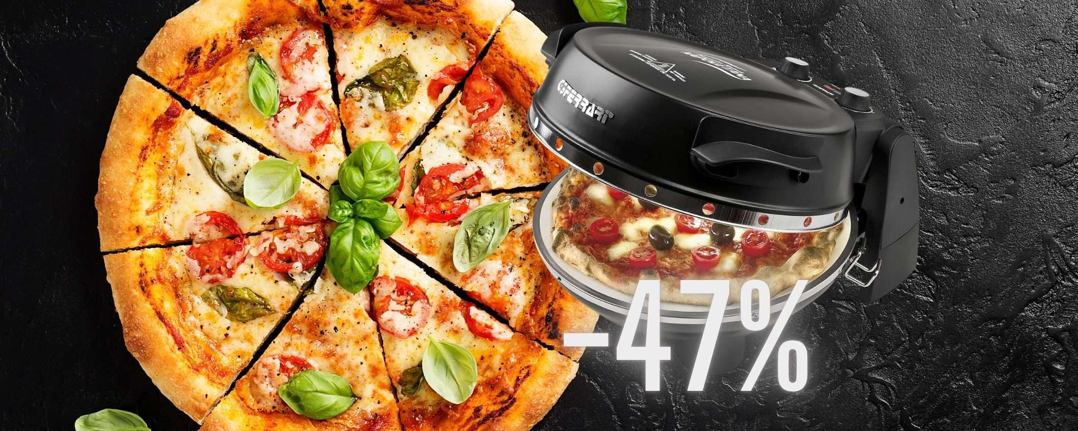 G3 Ferrari G10032: il forno per la pizza a casa in 5 minuti come in pizzeria (-47%) G3 Ferrari G10032: il forno per la pizza a casa in 5 minuti come in pizzeria (-47%)