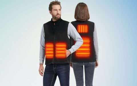 Pile Donna Gilet Riscaldato Uomo/Donna Giubbotto In Pile Con