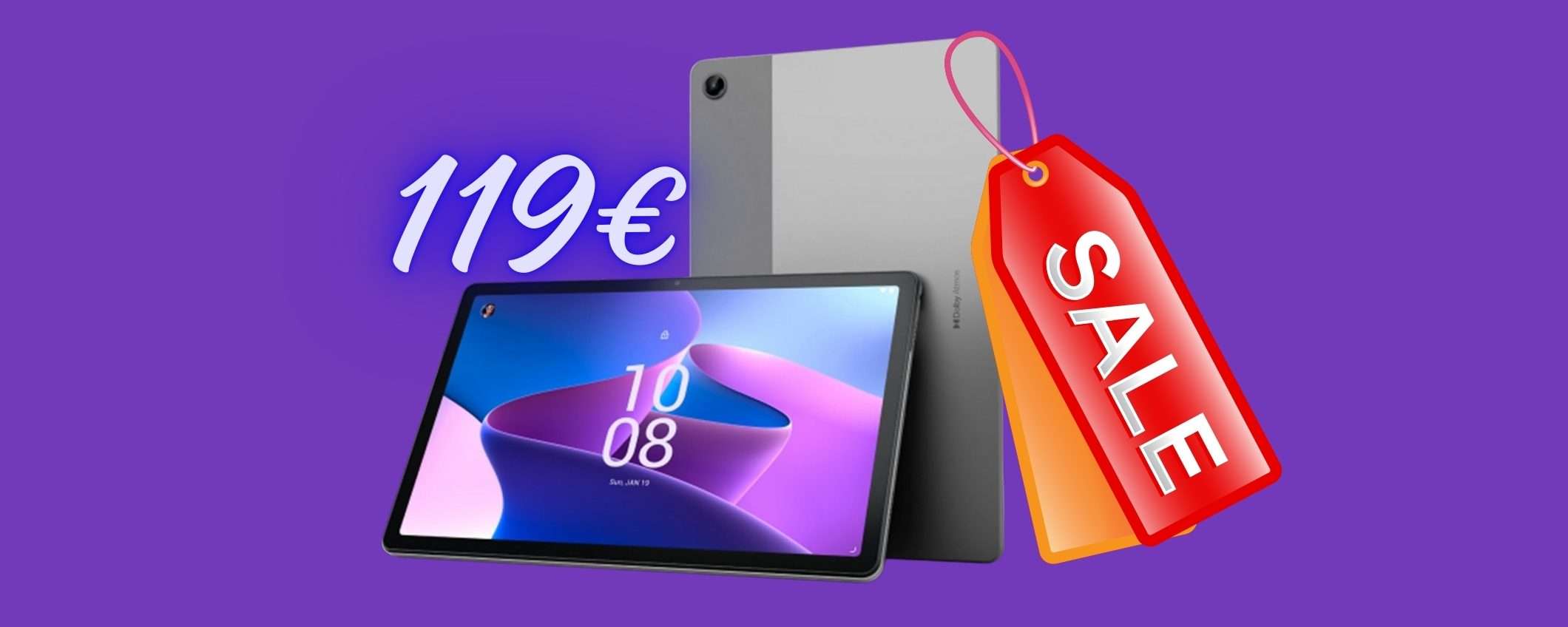 Lenovo Tab M10 (3a gen) da 10,1 pollici in offerta a tempo a 119€ Lenovo Tab M10 (3a gen) da 10,1 pollici in offerta a tempo a 119€