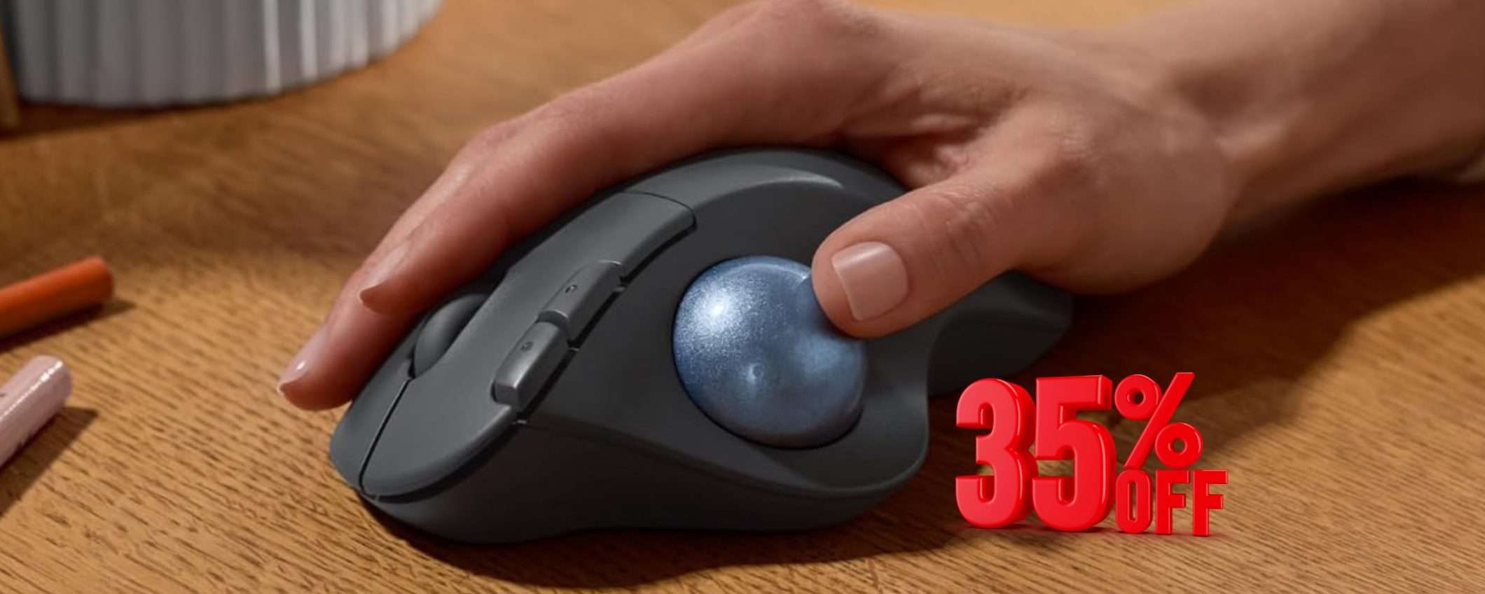 Logitech Ergo M575 è il mouse wireless per chi vuole fare zero sforzo (-35%) Logitech Ergo M575 è il mouse wireless per chi vuole fare zero sforzo (-35%)