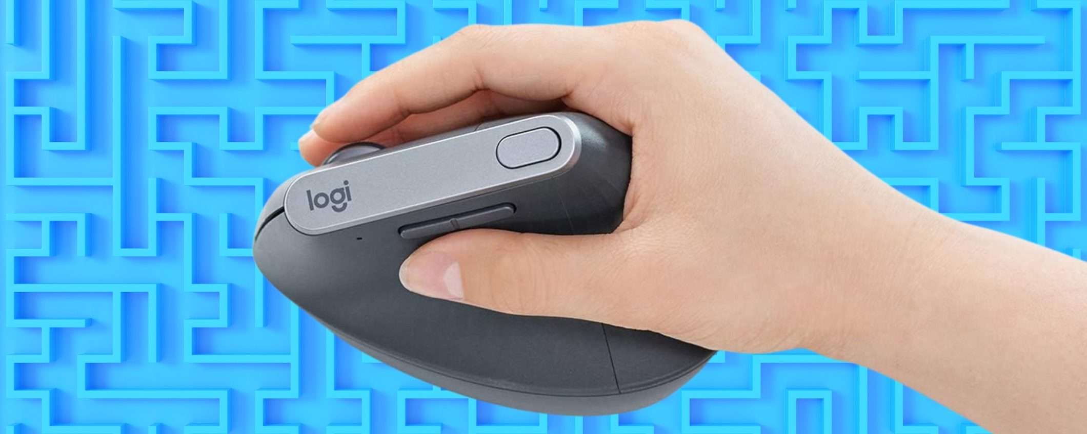 Logitech MX: mouse wireless verticale multi-dispositivo ed ergonomico (-37%) Logitech MX: mouse wireless verticale multi-dispositivo ed ergonomico (-37%)