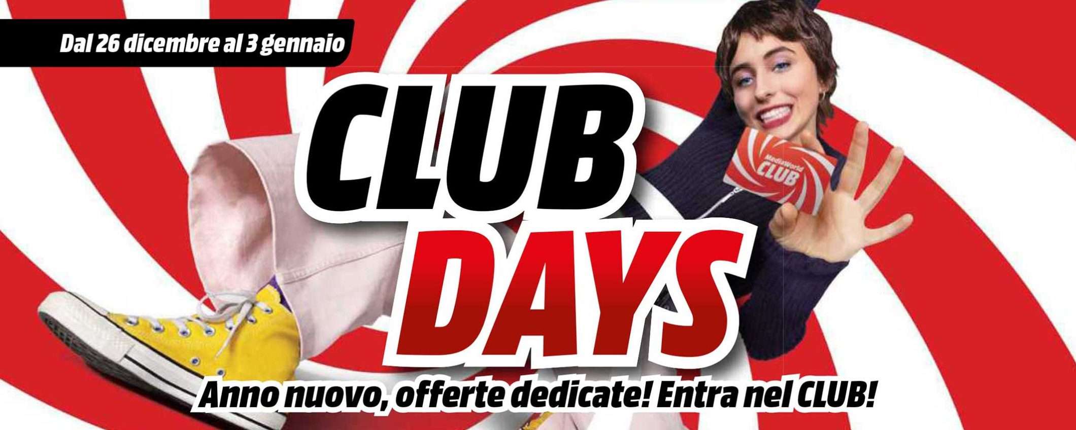Volantino MediaWorld, ci sono i CLUB DAYS: le migliori offerte Volantino MediaWorld, ci sono i CLUB DAYS: le migliori offerte