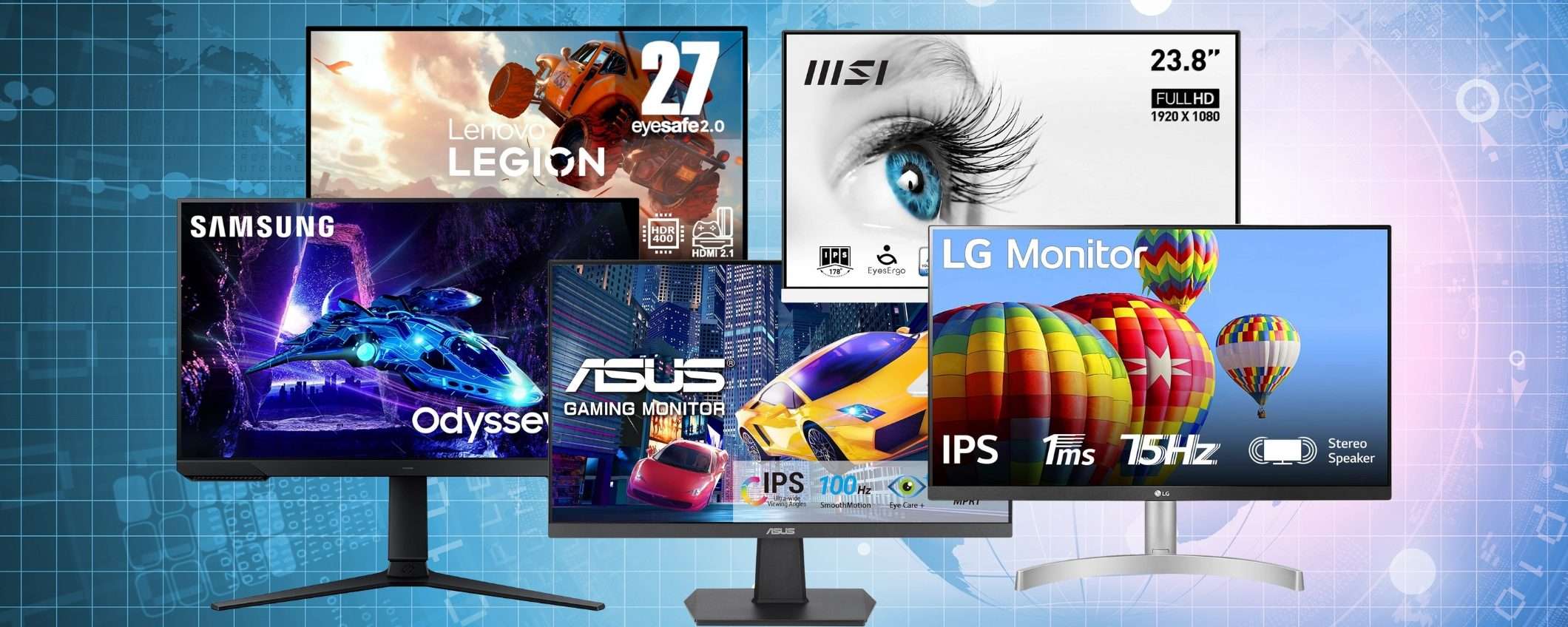 I migliori 5 monitor per non affaticare la vista a prezzi shock su Amazon I migliori 5 monitor per non affaticare la vista a prezzi shock su Amazon