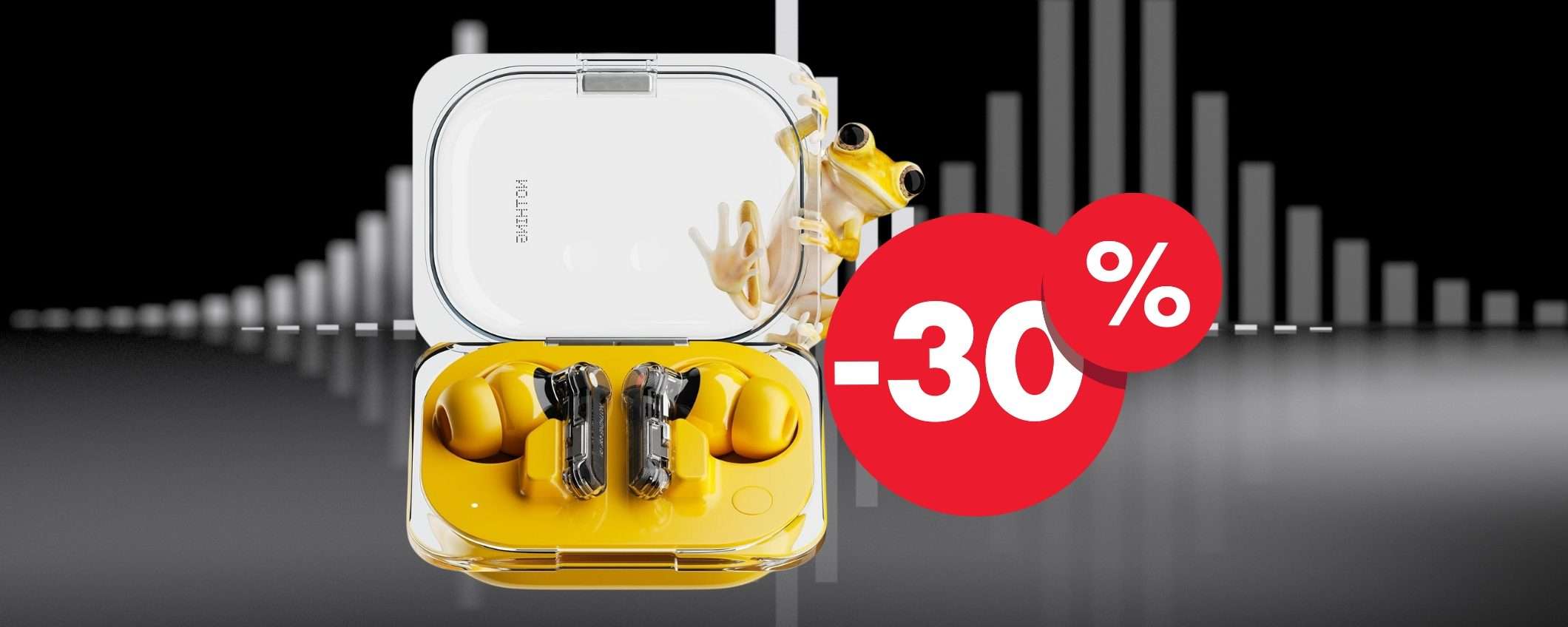 Nothing Ear (a): auricolari Bluetooth con audio top e cancellazione rumore Nothing Ear (a): auricolari Bluetooth con audio top e cancellazione rumore