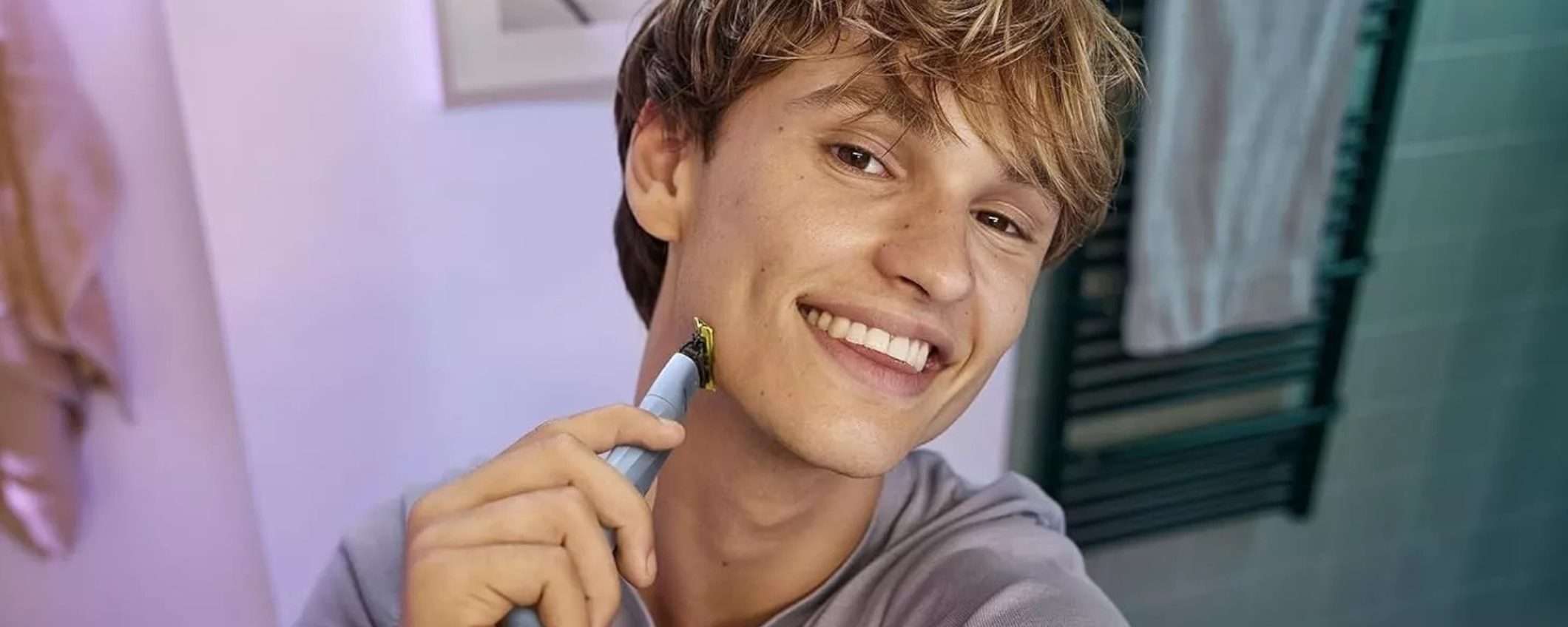 Philips OneBlade First Shave: il regalo perfetto per tuo figlio a 28€ Philips OneBlade First Shave: il regalo perfetto per tuo figlio a 28€