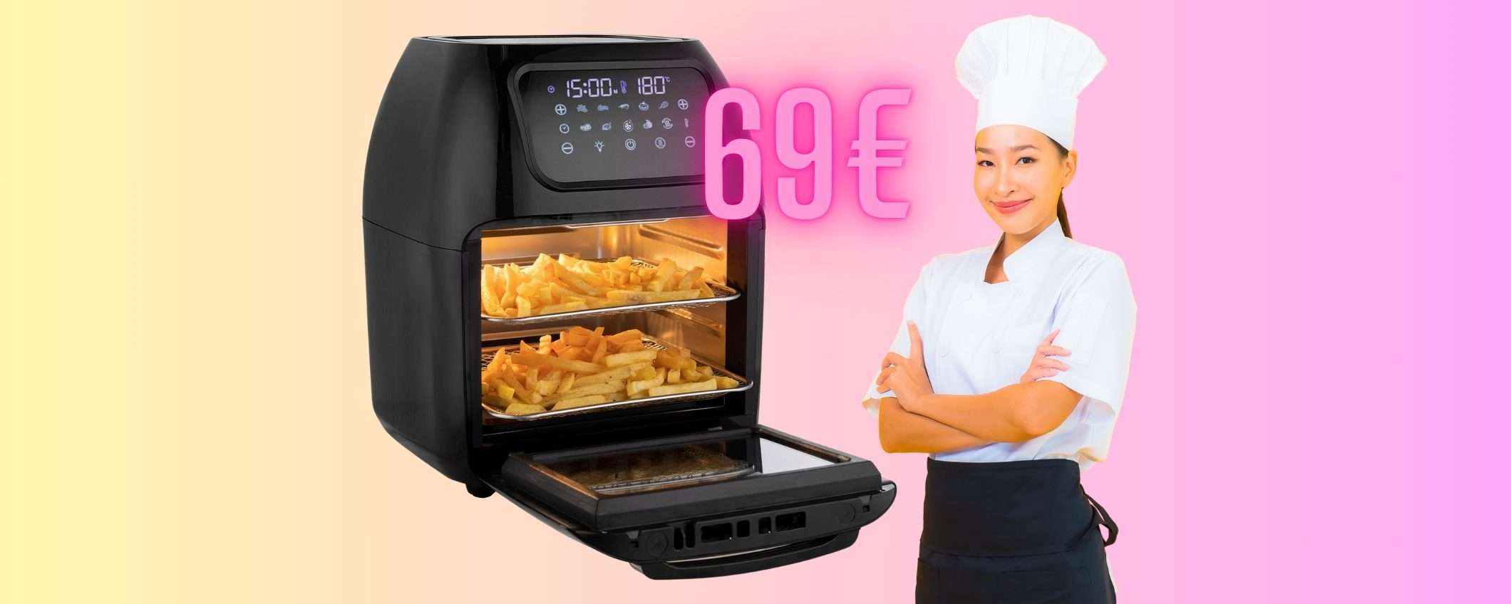 Piatti buonissimi e senza grassi con la friggitrice ad aria Tristar da 10L (69€) Piatti buonissimi e senza grassi con la friggitrice ad aria Tristar da 10L (69€)