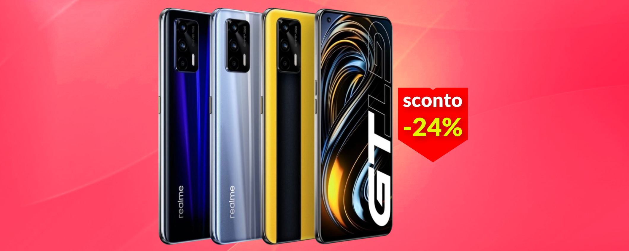 Realme GT 5G a questo prezzo è un'occasione da non perdere (-120€) Realme GT 5G a questo prezzo è un'occasione da non perdere (-120€)