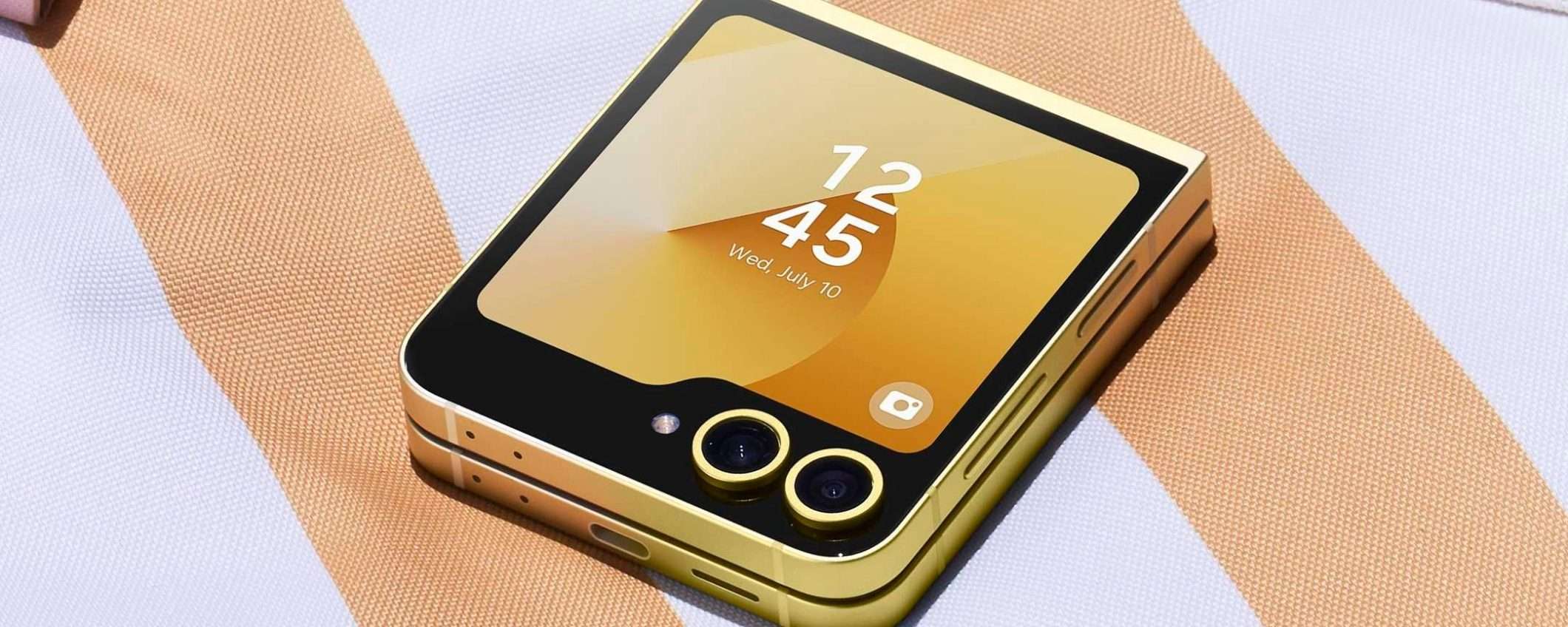 Samsung Galaxy Z Flip 6: nuovo minimo su Amazon con 250€ di extra sconto Samsung Galaxy Z Flip 6: nuovo minimo su Amazon con 250€ di extra sconto