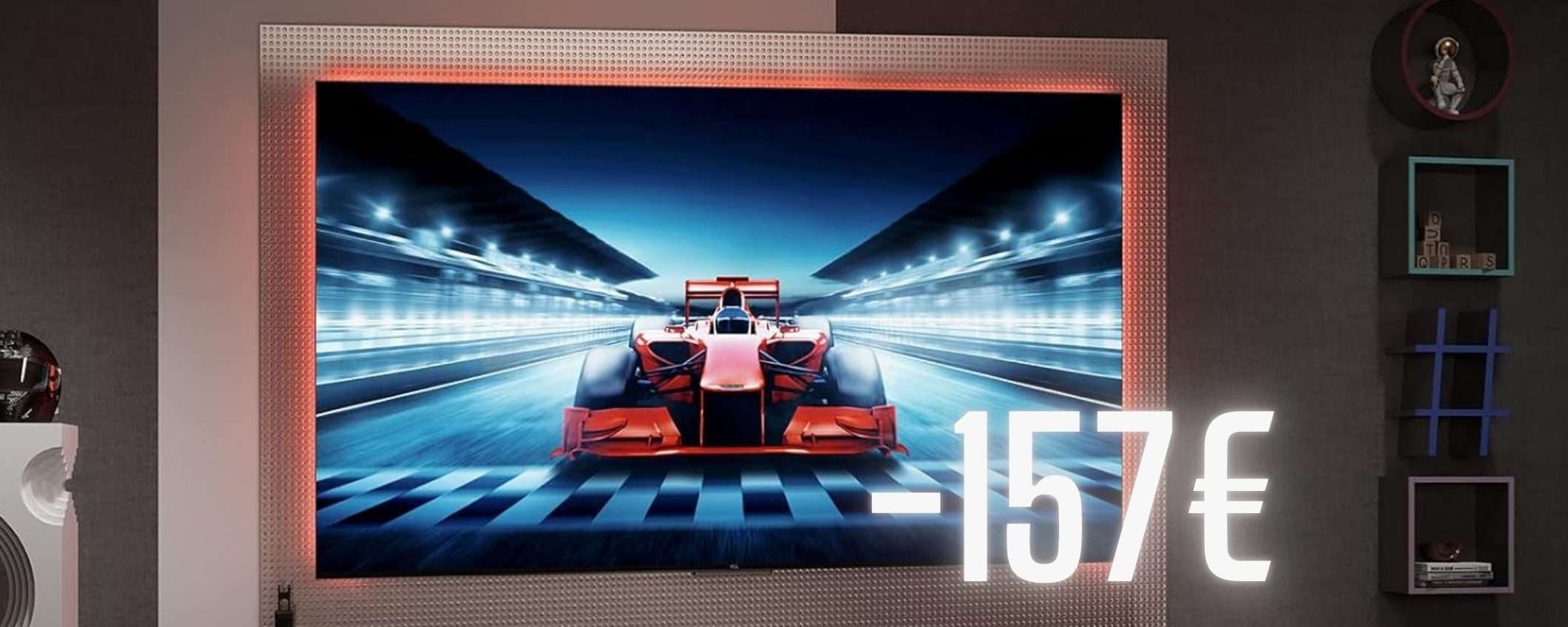 Smart TV TCL QLED da 55 pollici in super offerta su Amazon a 157€ in meno Smart TV TCL QLED da 55 pollici in super offerta su Amazon a 157€ in meno
