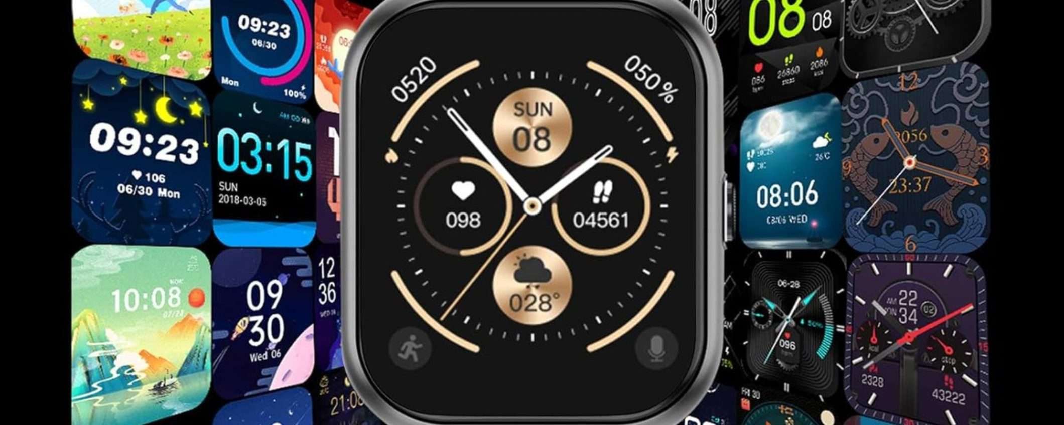 Smartwatch a 13,85€ su Amazon: ampio display, 24 sport e chiamate in vivavoce Smartwatch a 13,85€ su Amazon: ampio display, 24 sport e chiamate in vivavoce
