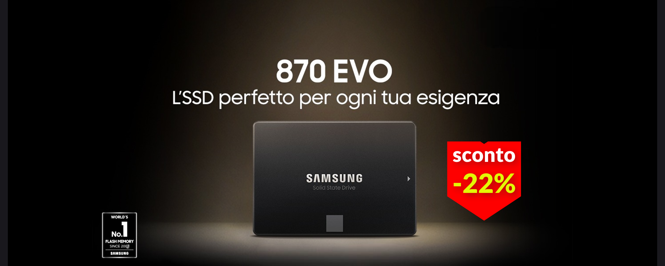 SSD Samsung a meno di 50€: nessun errore di prezzo ma restano poche unità SSD Samsung a meno di 50€: nessun errore di prezzo ma restano poche unità