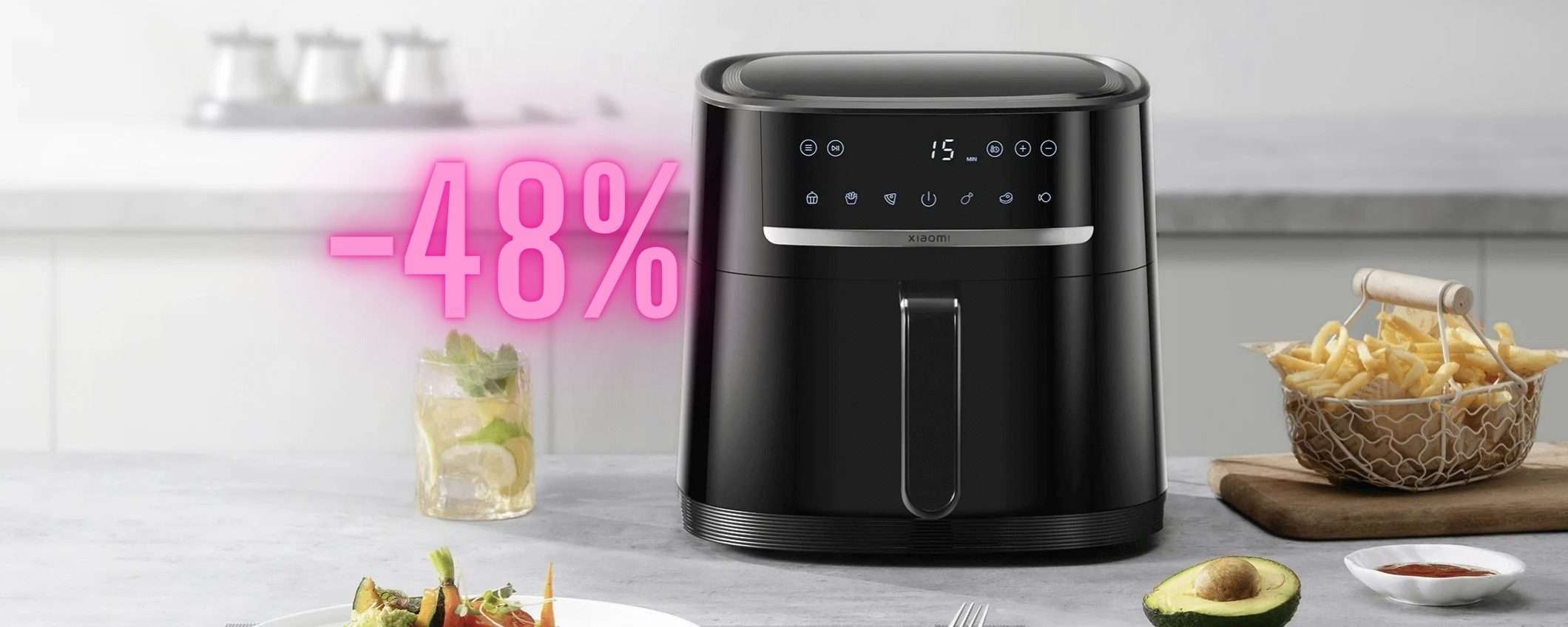 Xiaomi Air Fryer: friggitrice ad aria da 6L in super sconto del 48% tua a 61€ Xiaomi Air Fryer: friggitrice ad aria da 6L in super sconto del 48% tua a 61€