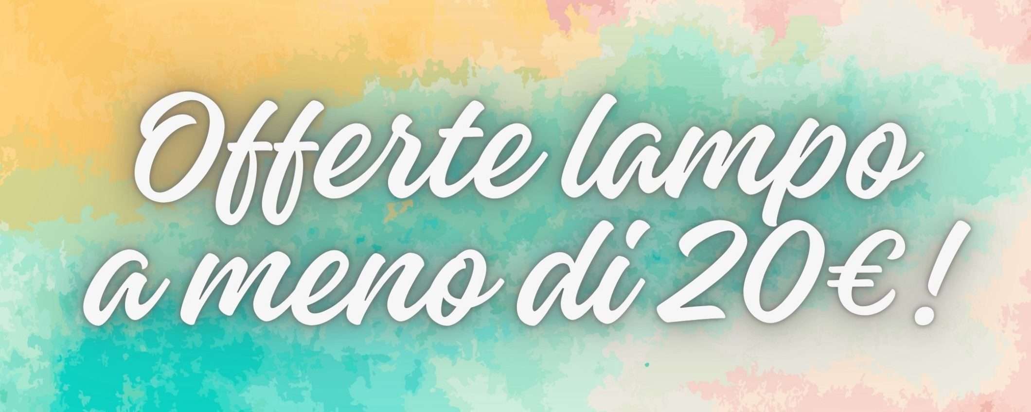 Amazon offerte lampo super ACCATTIVANTI per il 21/01: il meglio a meno di 20€ Amazon offerte lampo super ACCATTIVANTI per il 21/01: il meglio a meno di 20€