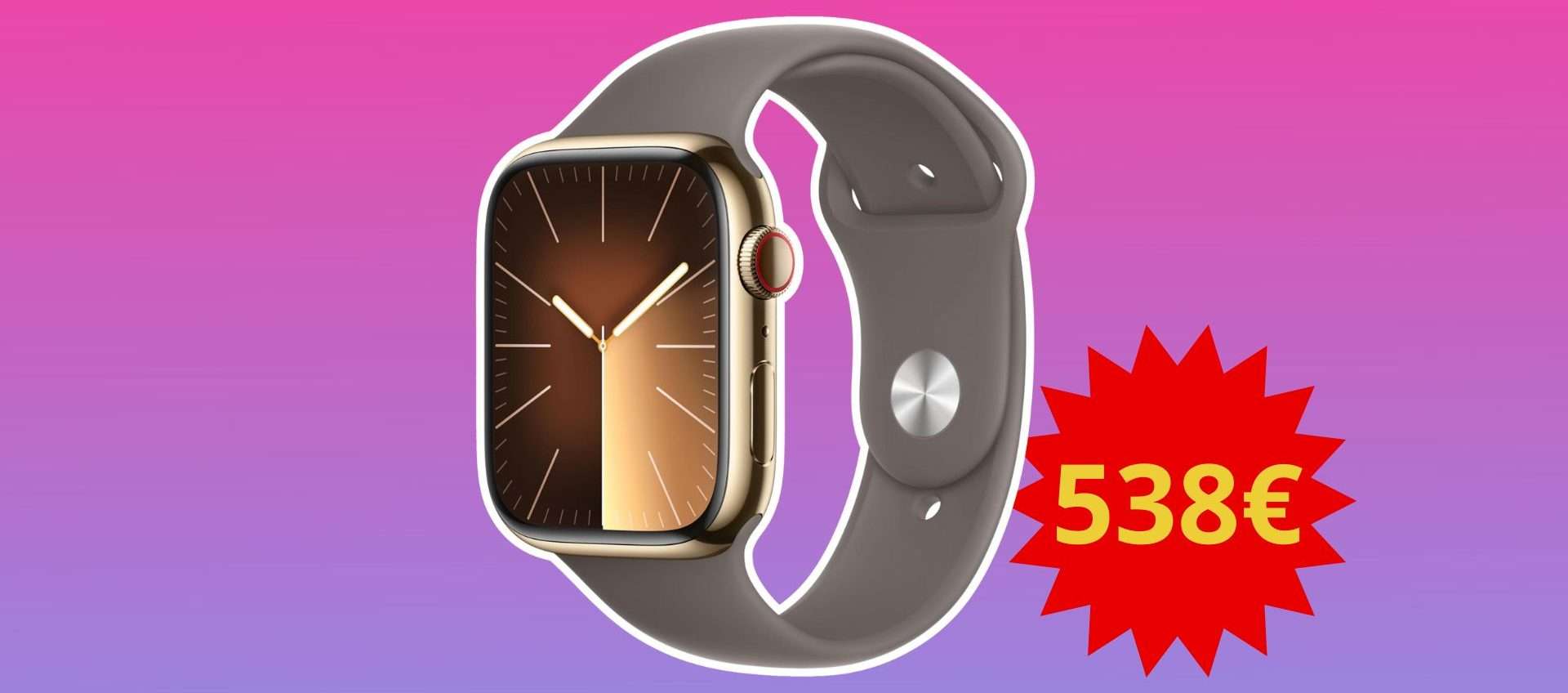 Apple Watch Series 9 GPS + Cellular: salute e fitness sotto controllo ad un prezzo wow Apple Watch Series 9 GPS + Cellular: salute e fitness sotto controllo ad un prezzo wow