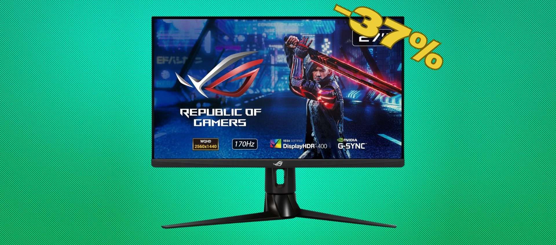 Monitor gaming Asus ROG Strix da 27 Monitor gaming Asus ROG Strix da 27