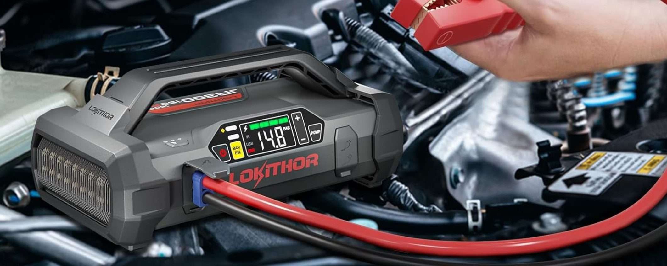 Avviatore per auto con compressore integrato: il SALVAVITA in doppio sconto su Amazon Avviatore per auto con compressore integrato: il SALVAVITA in doppio sconto su Amazon