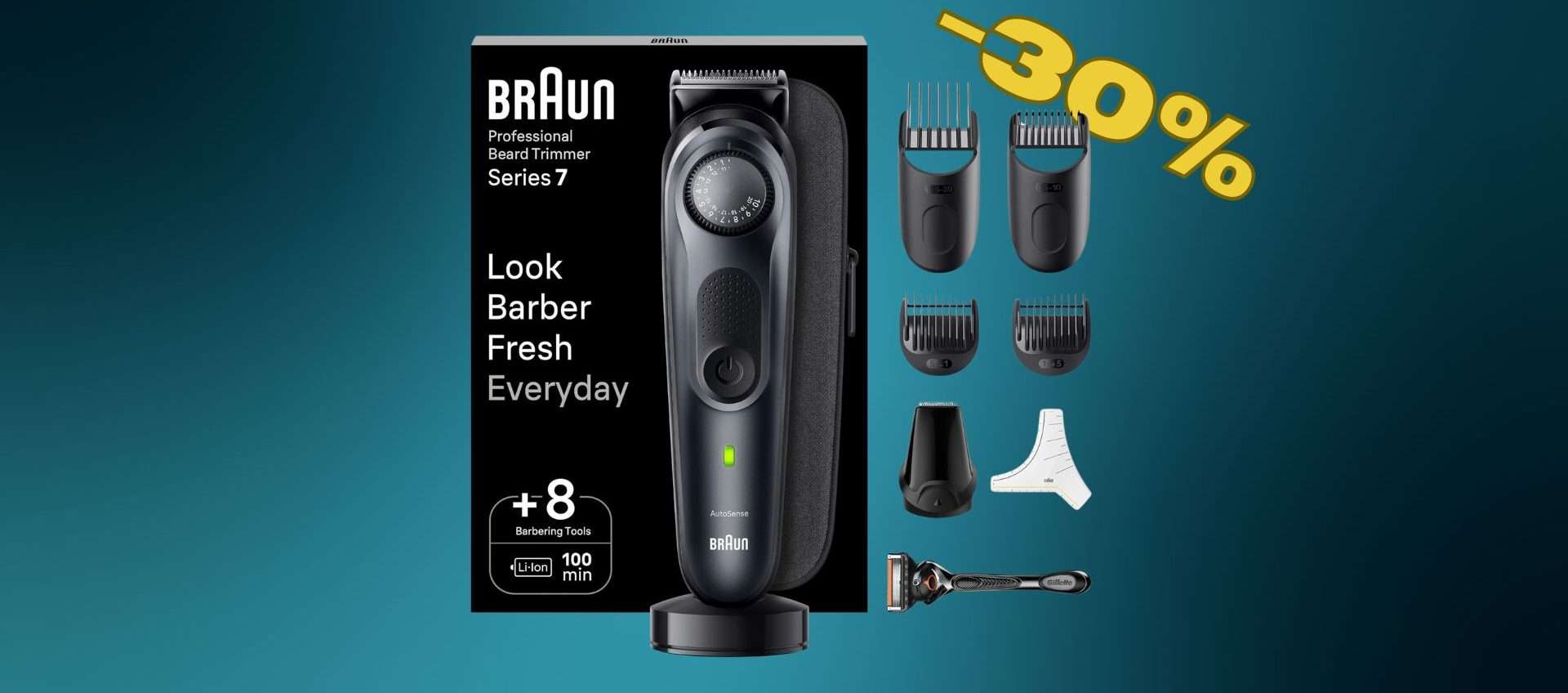 Braun Series 7: rasatura professionale con il 30% di sconto (Amazon) Braun Series 7: rasatura professionale con il 30% di sconto (Amazon)