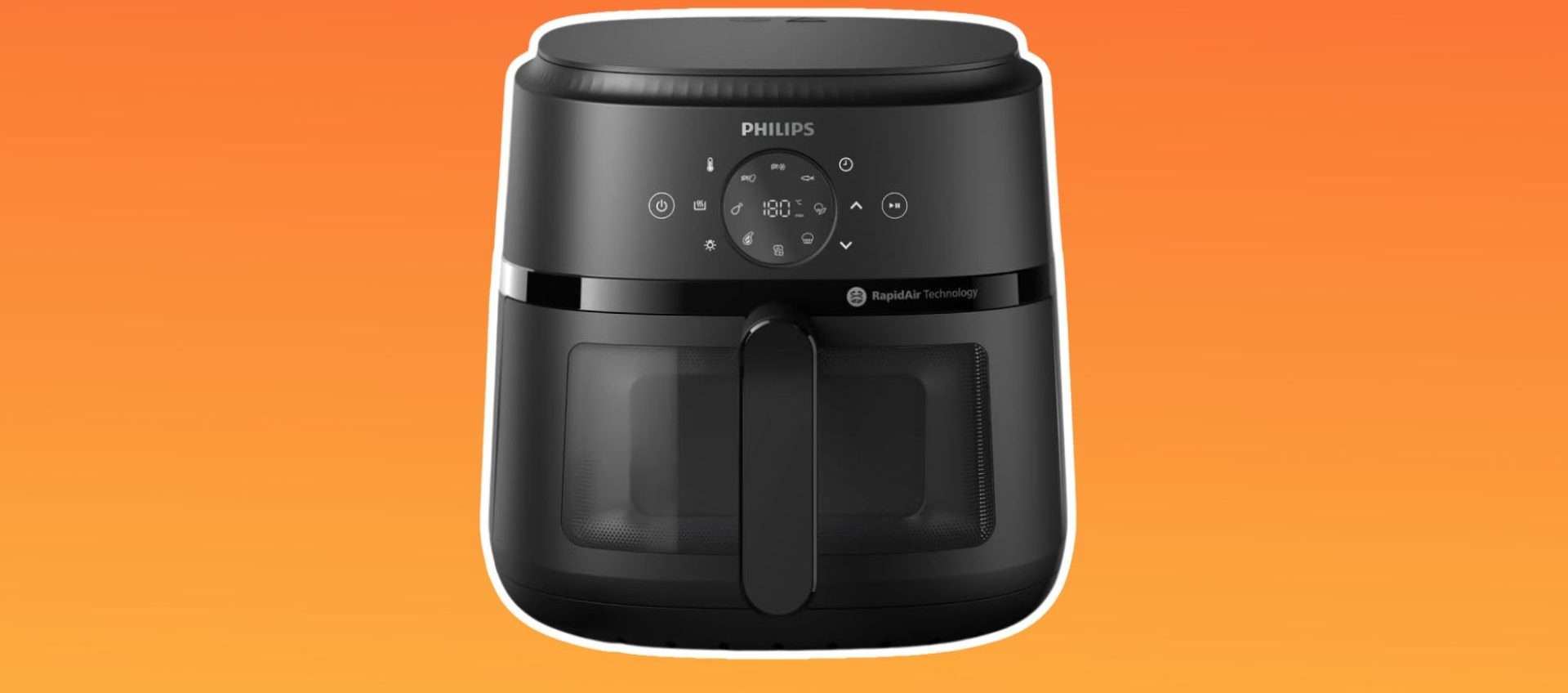 Friggitrice ad aria Philips in offerta ad un prezzo superbo: 13 funzioni di cottura e tante ricette Friggitrice ad aria Philips in offerta ad un prezzo superbo: 13 funzioni di cottura e tante ricette