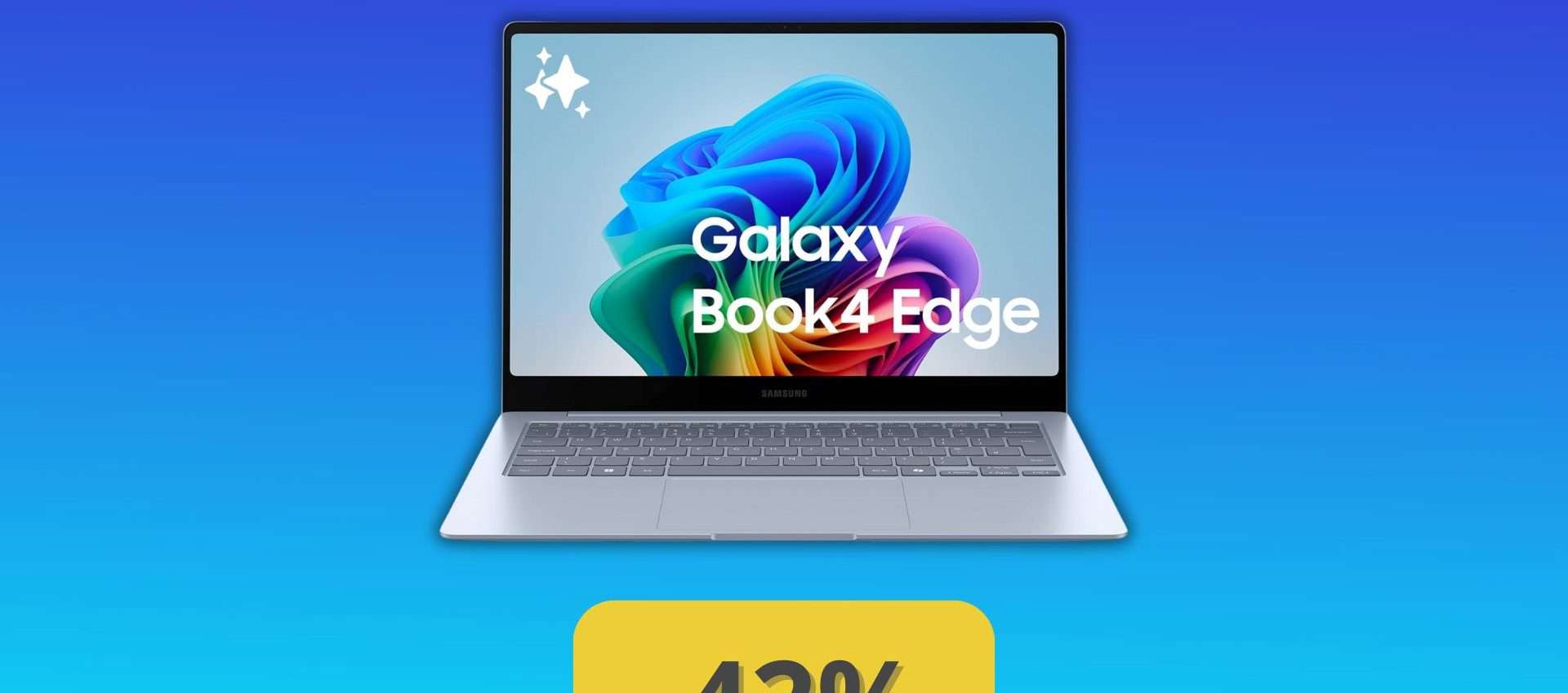 Samsung Galaxy Book 4 Edge: il laptop premium in super sconto su Amazon